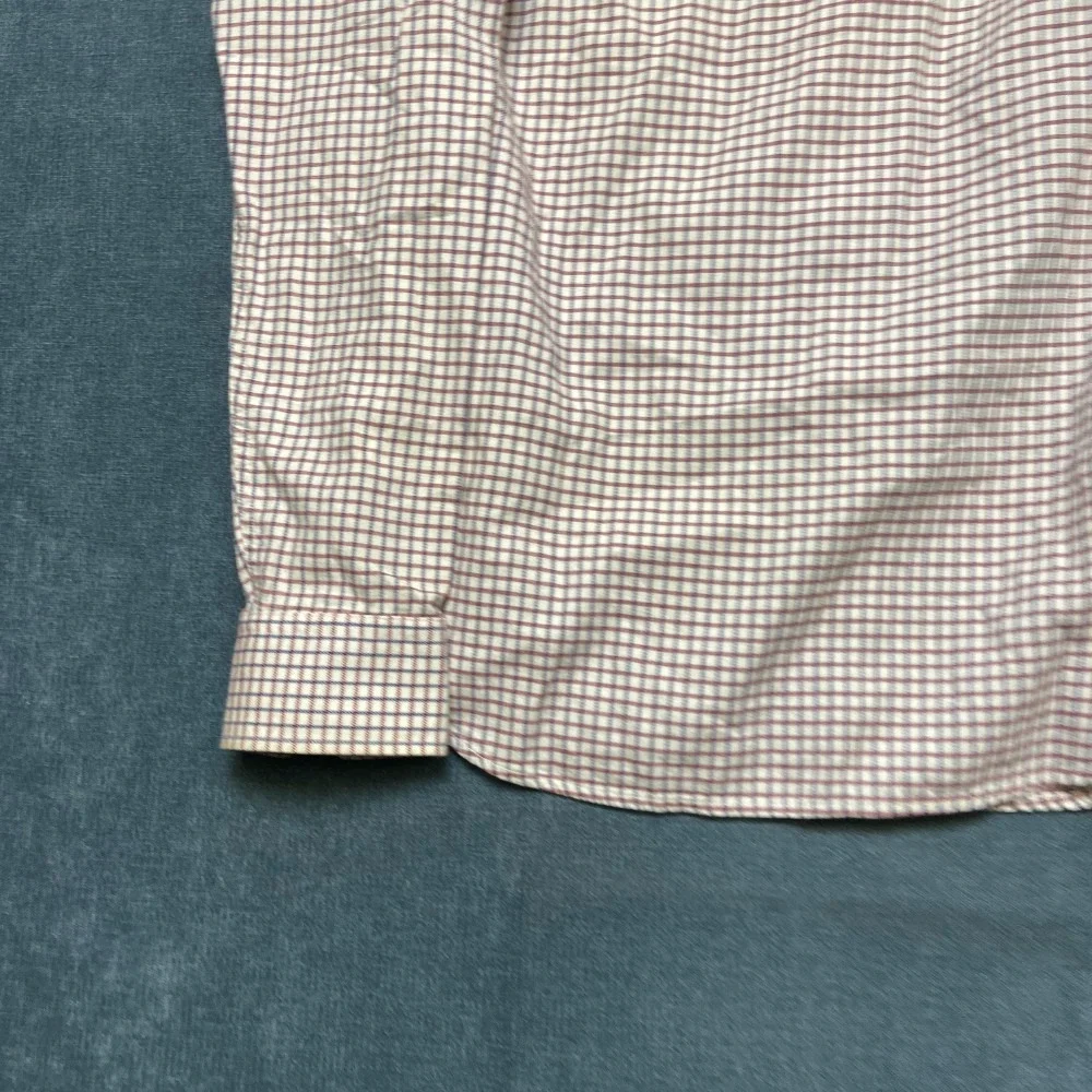 Banana Republic Luxe Flannel Shirt Mens M Multicolor Check Slim Fit Button Down